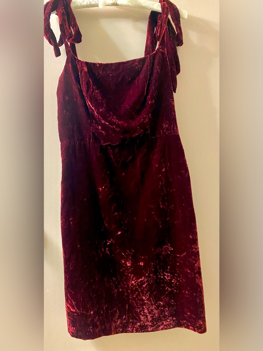 House of Harlow 1960 Velvet Burgundy Mini Dress